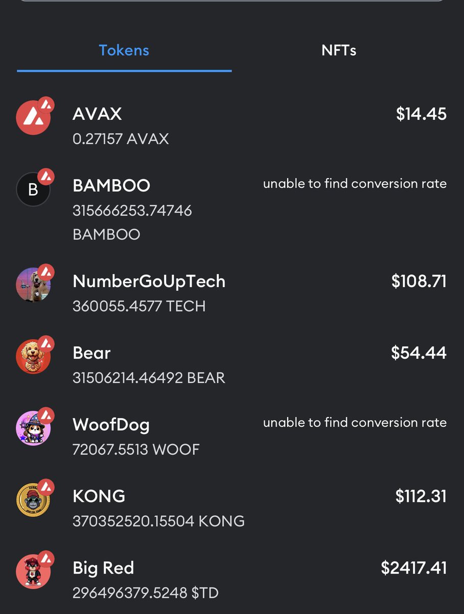 theycallmeferal's tweet photo. My #metamask wallet snapshot as of 03/31 - “ IF YOU WANTED AN ENTRY INTO $CULO OR $SYNC, NOW IS THAT TIME”
.
$avax $bamboo $tech $bear $woof $kong $td $wolf #landwolf $eth $sync #syncus $oxn $culo $matic $ftm #MemeCoinSeason #crypto #degen #easter https://t.co/nuXXSyIVIH