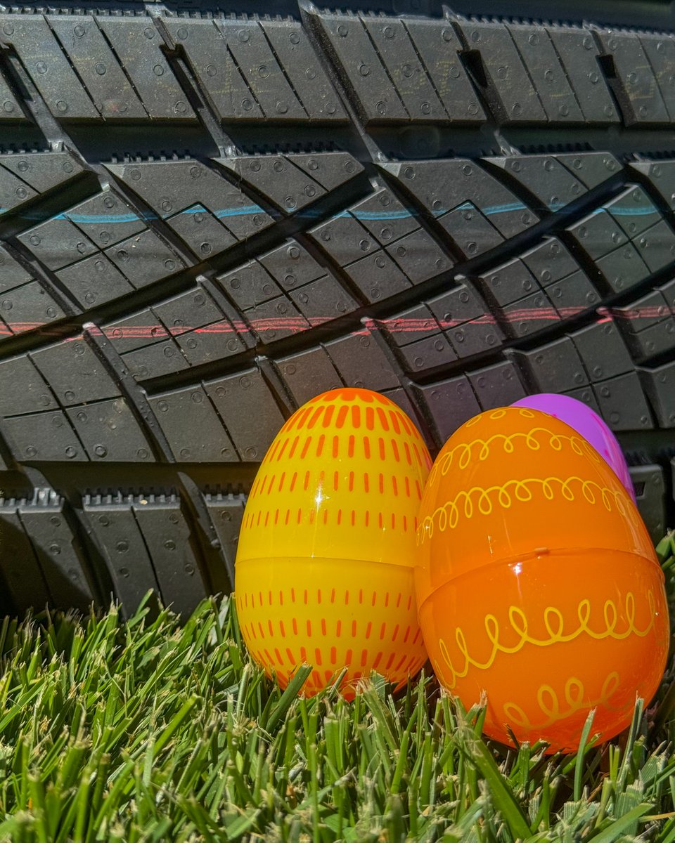 Egg-ceptional tread life, all year round! #HappyEaster! 🐇🐥