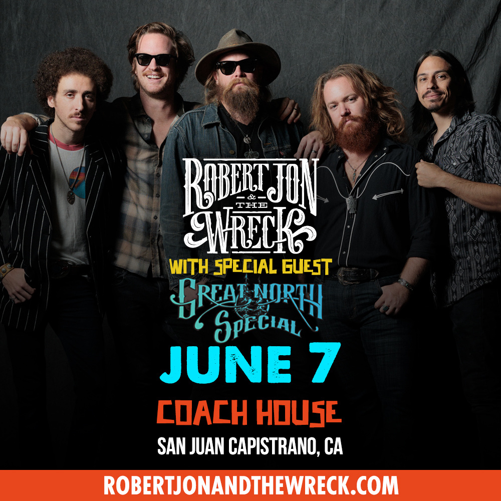 Our next local show is at the Coach House Friday June 7th! We are very excited to have special guest The Great North Special opening up the night. This is a bill you wont want to miss. Get you tickets before they are gone! You can get tickets at - bit.ly/rjtwtour