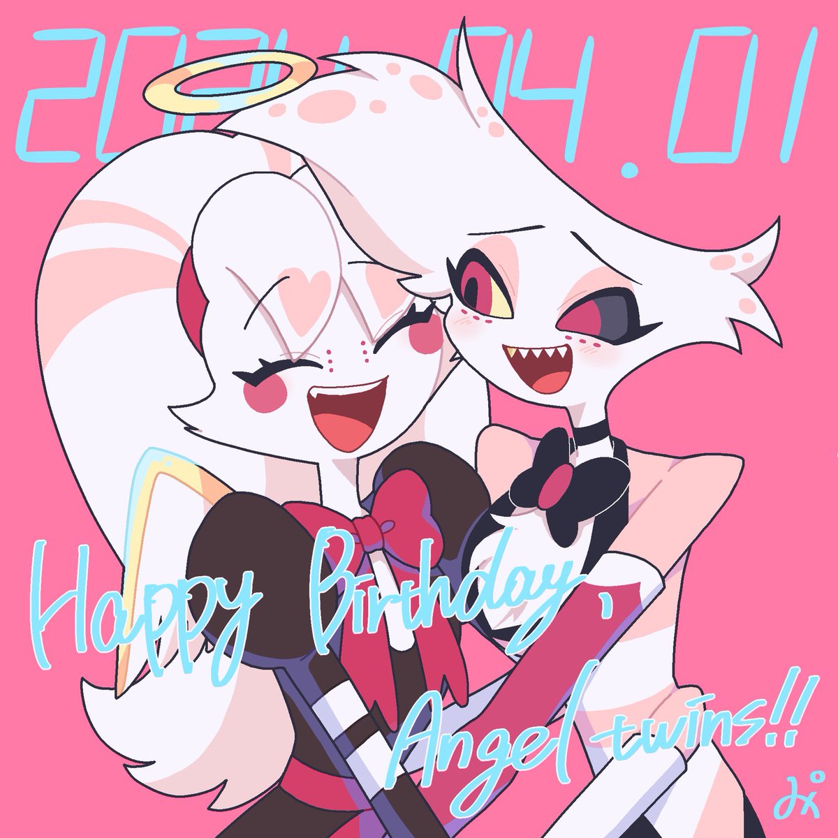 mi_nakigoe's tweet photo. Happy Birthday,Angel twins!! https://t.co/QLrPhJuZcB
