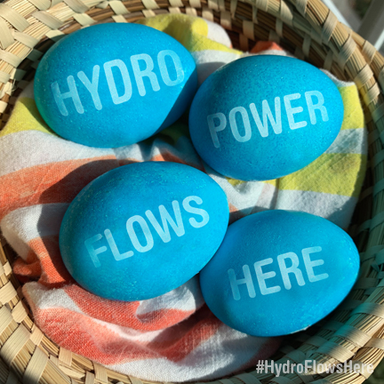 Eggs-cuse us, do you know eggs-actly how much of your electricity comes from hydropower? We’re not eggs-aggerating when we say it’s about 85%. We’re eggs-tremely lucky in the NW to have such an eggs-ceptionally reliable energy resource. go.usa.gov/xzUgy #HydroFlowsHere
