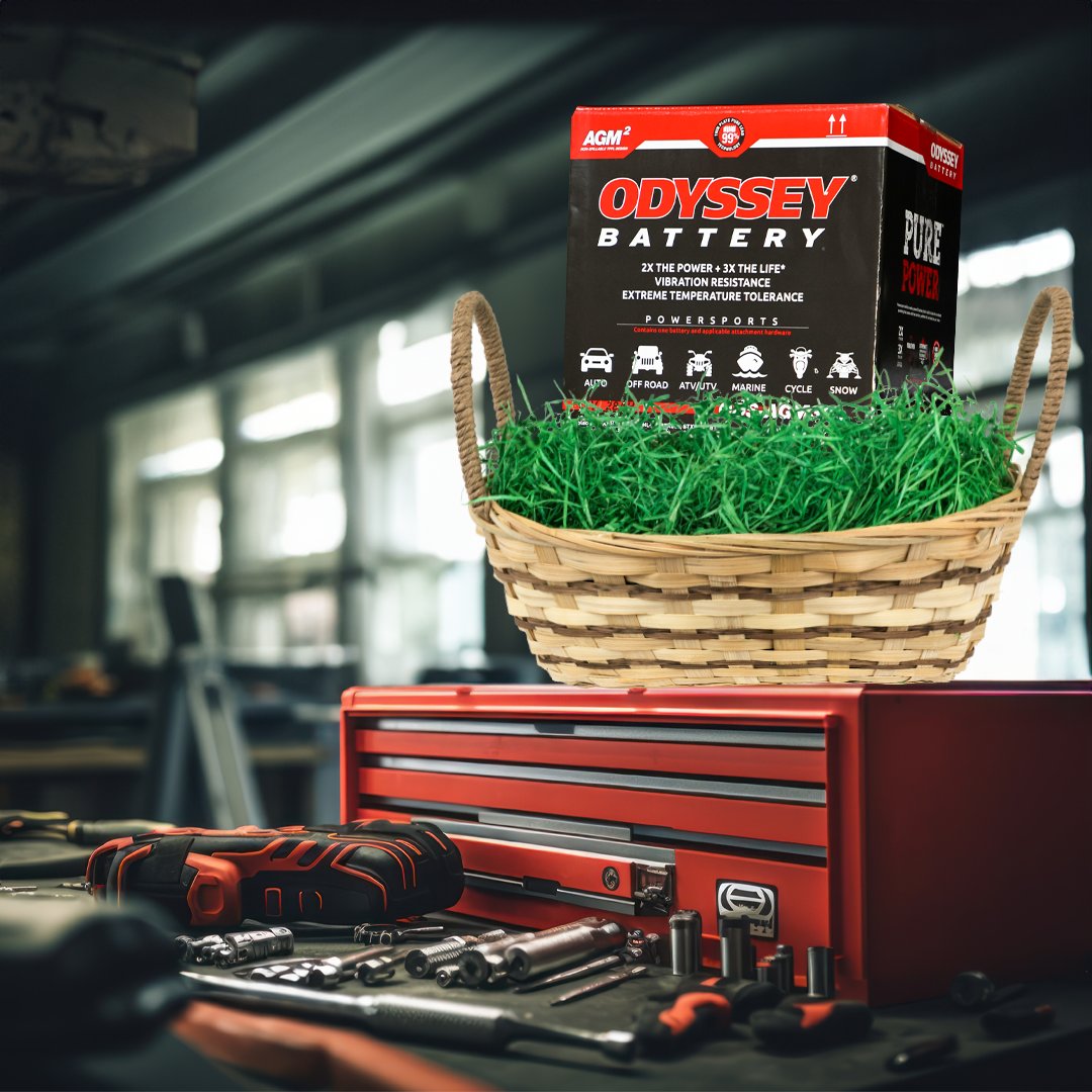 We hope your Easter basket was filled with the best kind of goodies! 🧺🔋🐰 #OdysseyBattery #Easter
