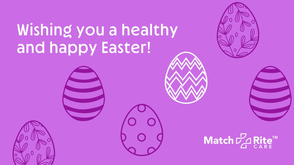 matchrite's tweet image. Wishing you a joyous #Easter filled with love, hope, and renewal! 🌷 Let's cherish the blessings of this season and celebrate the spirit of new beginnings. From all of us at MatchRite Care™, may your day be filled with happiness and peace.