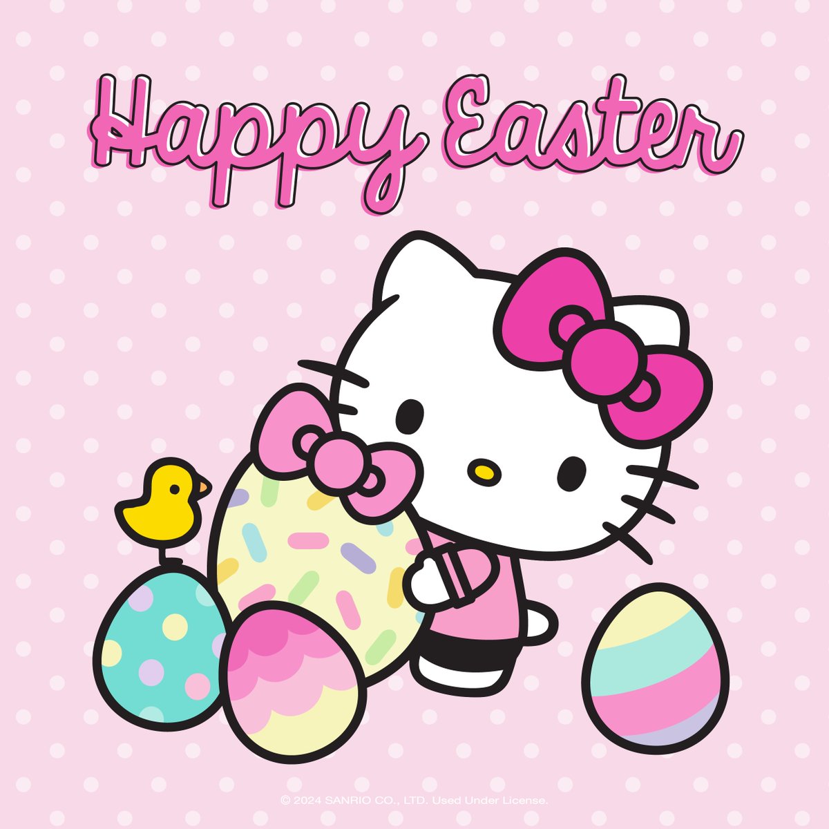 Happy Easter from the #HelloKittyCafe 🐣 💞