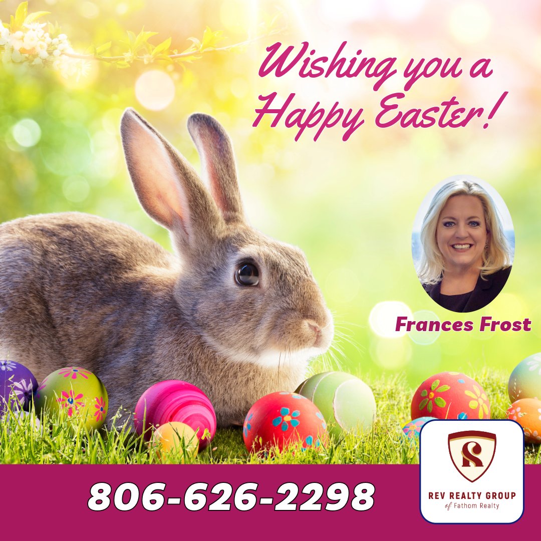 RevRealtyGroup's tweet image. Spending time with family is one of my favorite things about Easter. I hope you have a wonderful day filled with the love and laughter of those you care most about. #FrancesFrostRealtor #AmarilloRealEstate #makingmemories