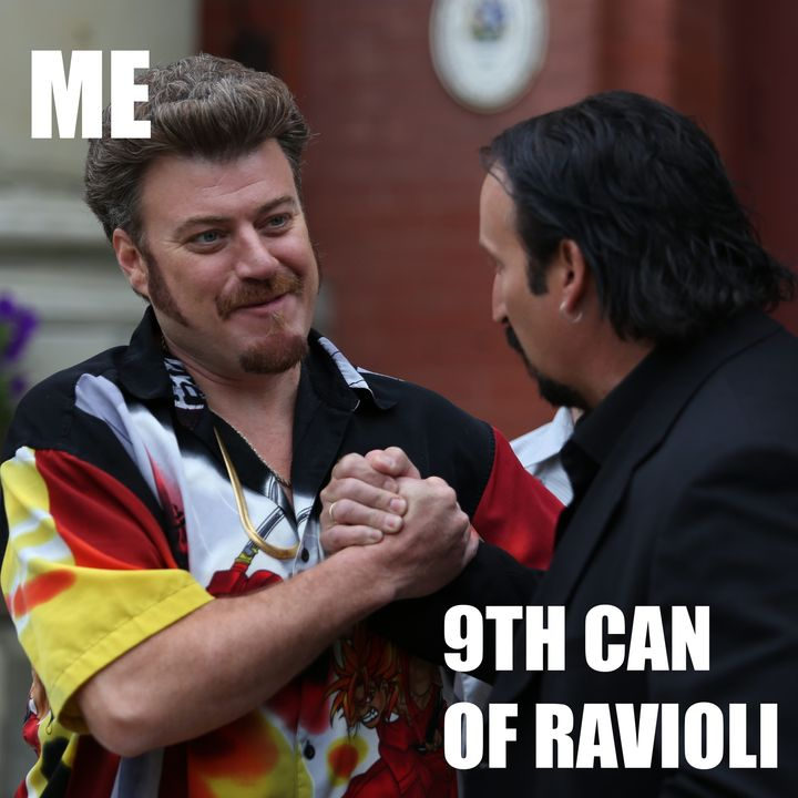 trailerparkboys's tweet photo. I mean nobody wants to admit they eat 9 cans of ravioli...🥫 https://t.co/JKJkvmQ9l0