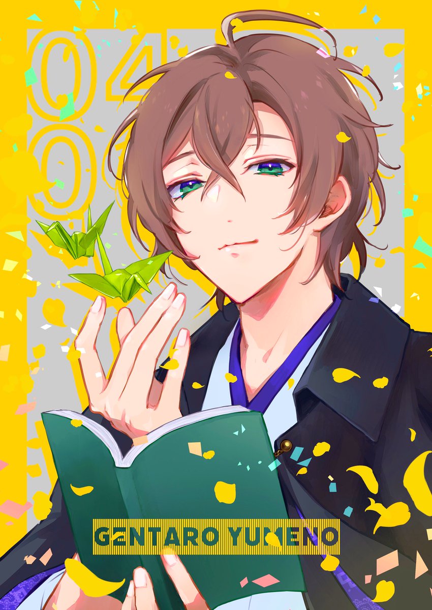 「夢野誕生日おめでとう〜!#夢野幻太郎生誕祭2024#夢野幻太郎誕生祭2024 」|misoka🐠のイラスト