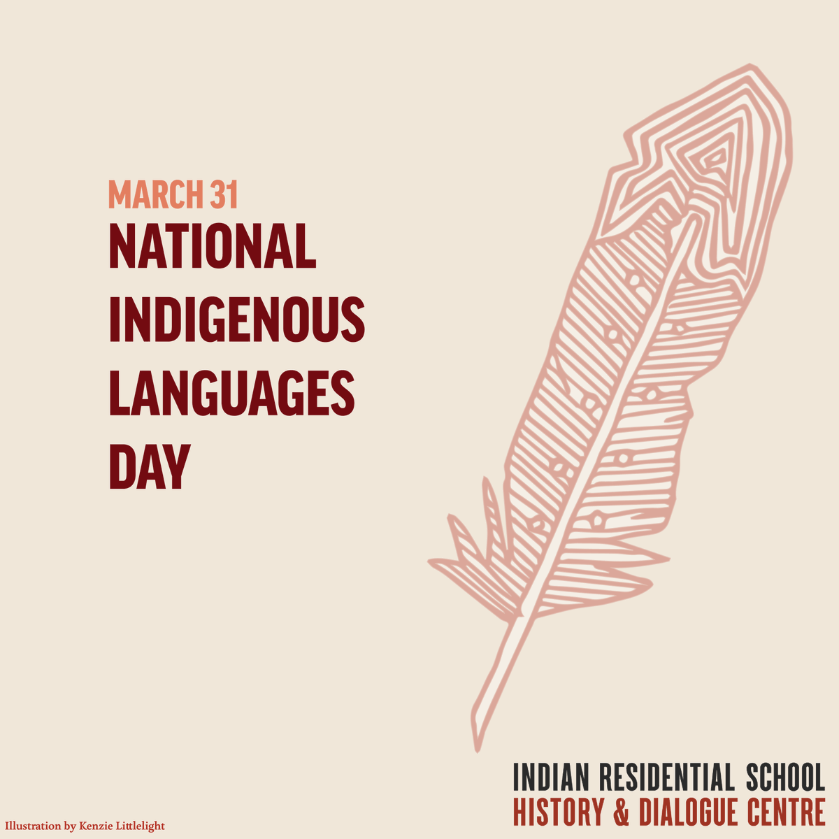 March 31 is National Indigenous Languages Day - a day to recognize the importance of language revitalization and acknowledge those working towards it.