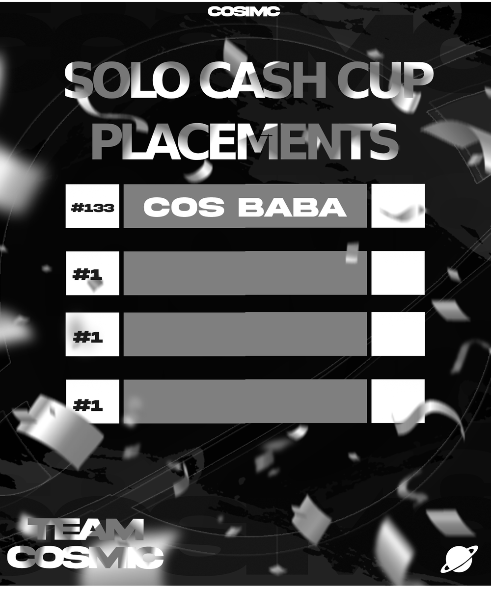 TeamCosmicEU's tweet photo. GGs @Baba_wrld #JoinTheStars #COSFAM #TeamCosmic https://t.co/XwwVwvO4sA
