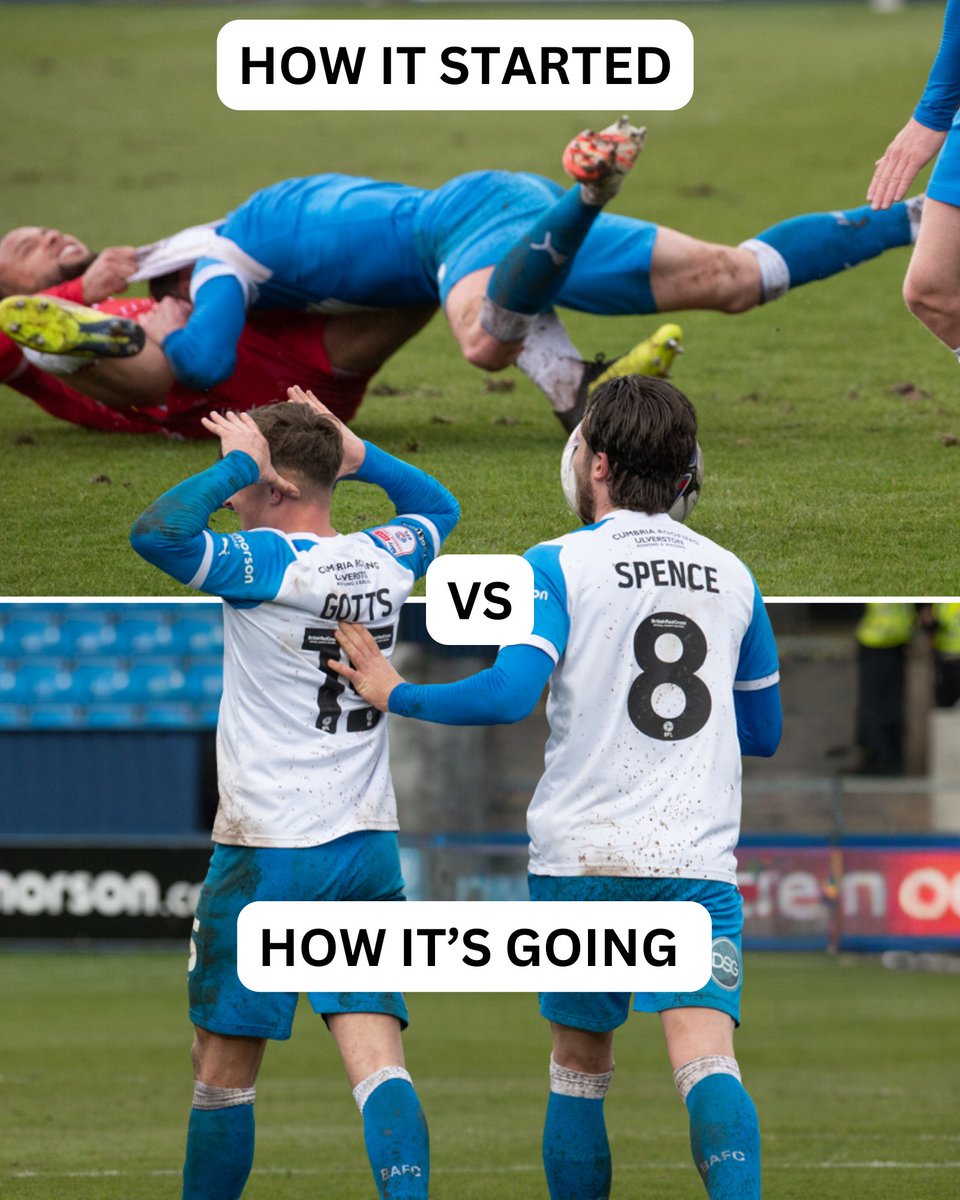BarrowAFC's tweet photo. It was certainly an eventful Good Friday for Robbie Gotts 😎

#WeAreBarrow https://t.co/ROEoVpbKbZ