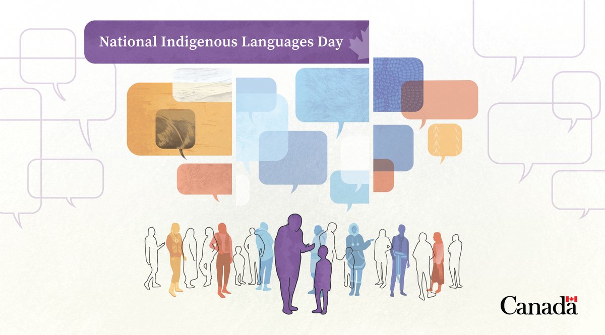 Indigenous languages are at the heart of First Nations, Inuit and Métis culture and identity. On National #IndigenousLanguages Day, join us in honouring a rich and diverse heritage. #reconciliation #TruthAndReconciliation #ManyVoicesOneMind