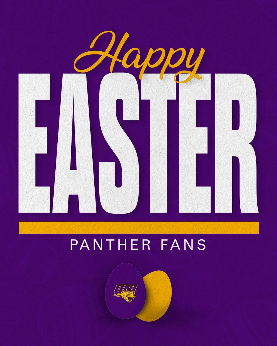 Wishing everyone an egg-citing Easter from UNI athletics! 🥚🏃‍♂️ #EverLoyal #1UNI