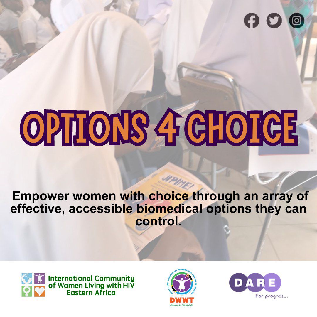 WE ARE TALKING AND EMPHASIZING ON HIV PREVENTION BY CHOISE ,#WeWantDVR #FundTheRing #FacilitateChoice #Options4Choice #Choice4Options #EmpoweRing