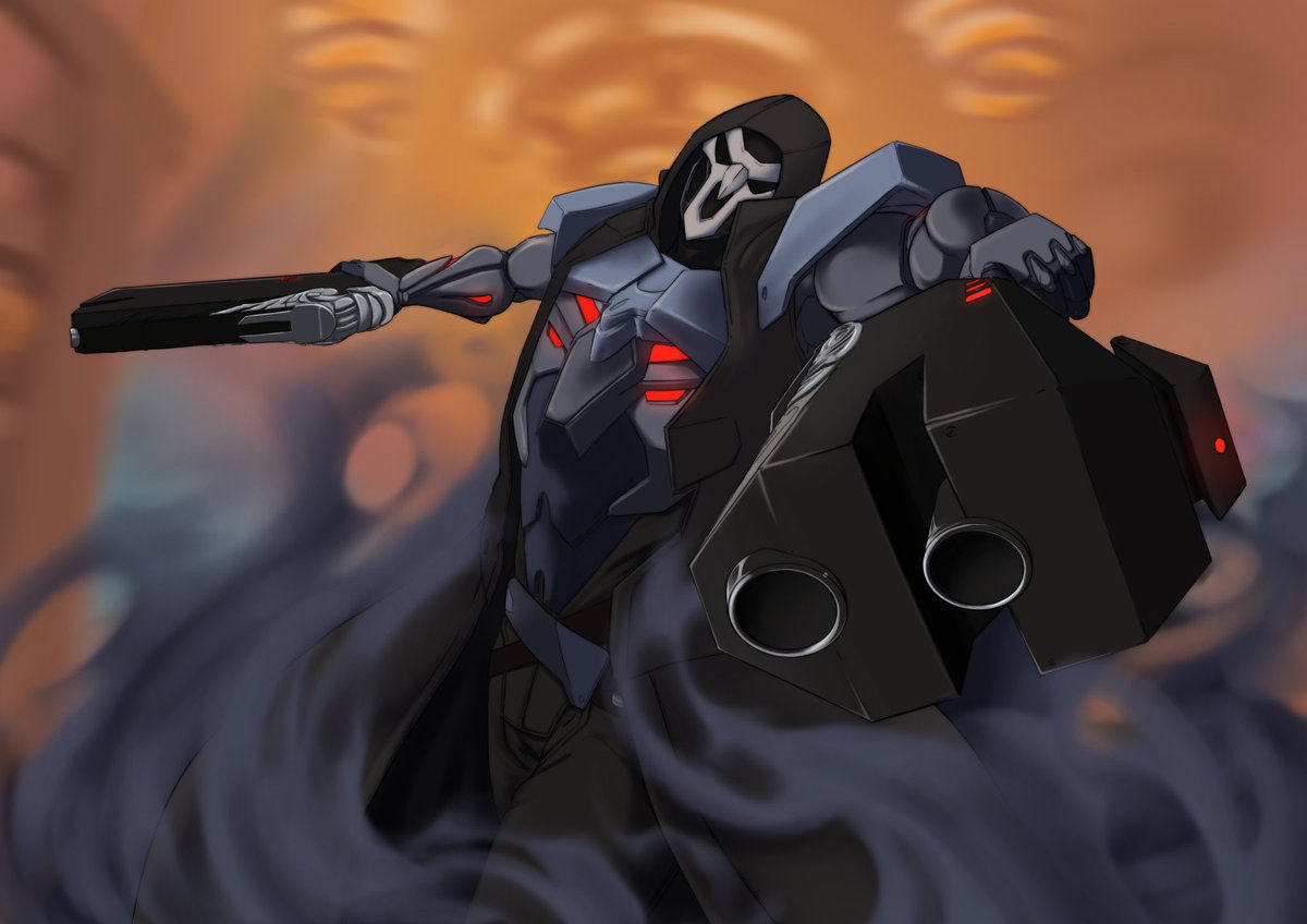 Petit fan art de Reaper d'@OverwatchFR