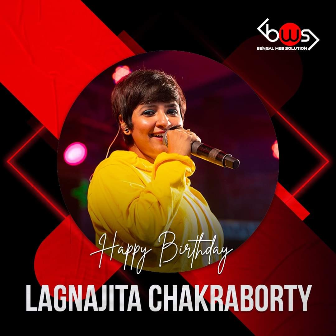 A voice that wins thousands of hearts! Wishing you a very happy birthday Lagnajita Chakraborty! #happybirthday #birthdaywishes #LagnajitaChakraborty