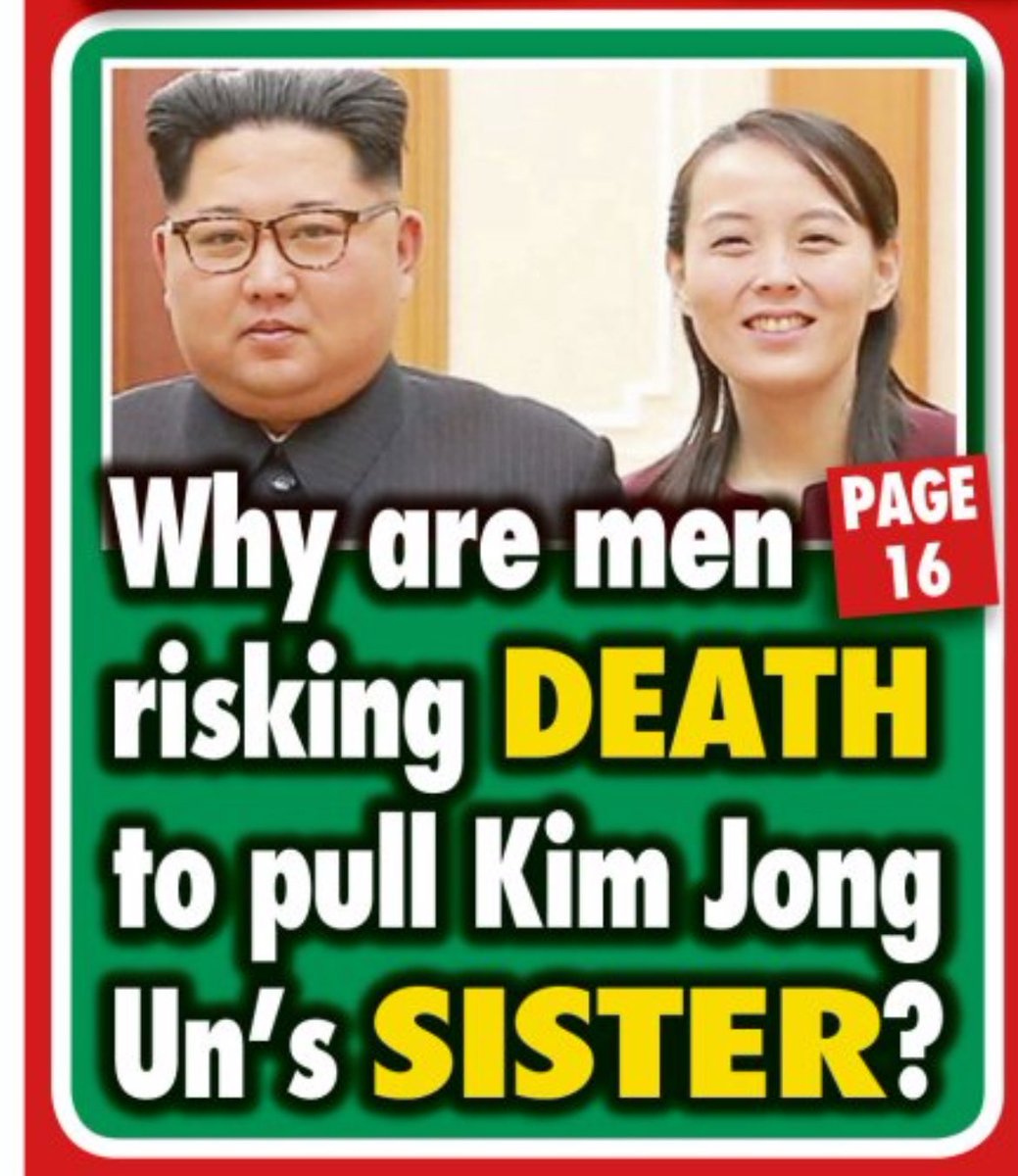 The Sunday Sport asking the important questions no other publications dare ask. (She’s married, lads)