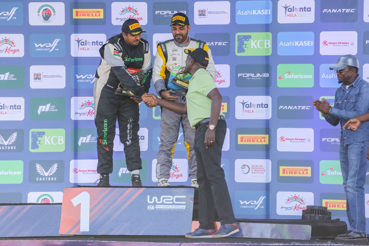 SafaricomPLC's tweet image. Your dedication and talent have brought glory to the team. We're incredibly proud to have been part of this journey. Here's to more triumphs ahead! 🏎️💨 #LifeElevated #SpeedElevated #ExperienceElevated #TeamHamza #WRCSafariRally