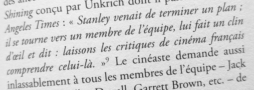 Ah, ah, sacré Kubrick... ❤️ Extrait de l'excellent 'Il était une fois... Shining', par @Rockyramaclub.