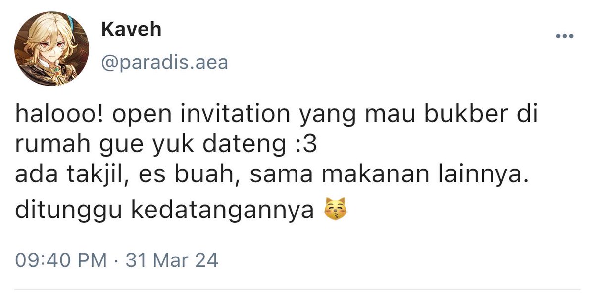 altroc1ty's tweet photo. #BuibuTeyvat few tweets chatfic 

Heboh dan Repot! Begini kisah Buibu Teybat yang mau bukber >>> https://t.co/Pm6VfalB7b
