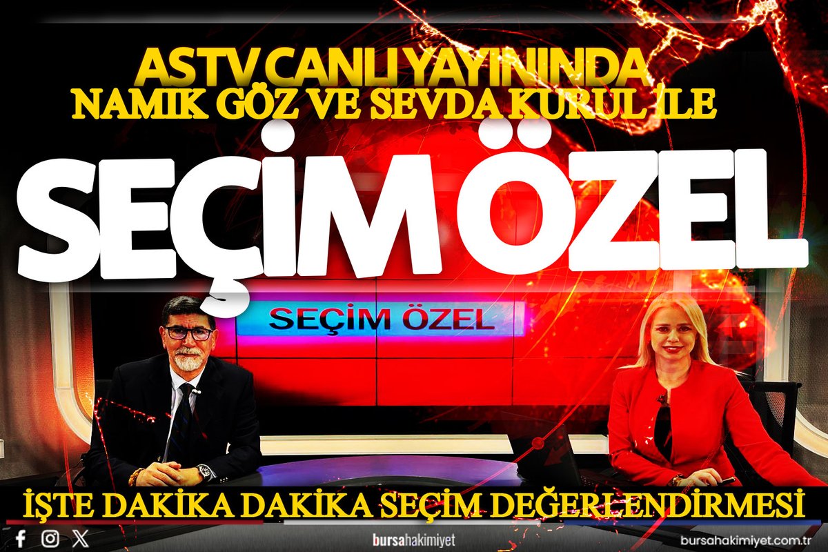 bhsporcom's tweet photo. AS TV canlı yayınında Namık Göz ve Sevda Kurul ile Seçim Özel: İşte dakika dakika seçim değerlendirmesi... #BURSA 

İşte tüm detaylar---> https://t.co/QCbqTaBZoD