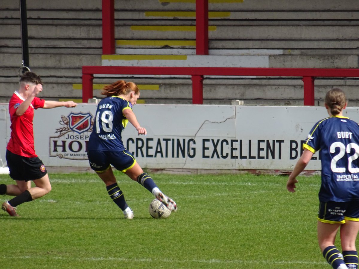 <a href="/FCUnitedWomen/">FC United of Manchester Women</a> <a href="/BoroWomen/">Middlesbrough FC Women</a> <a href="/ellxnturnbull/">Ellen Turnbull</a> <a href="/sarahburn_18/">Sarah Burn</a> FT <a href="/FCUnitedWomen/">FC United of Manchester Women</a> 1-2 <a href="/BoroWomen/">Middlesbrough FC Women</a> 

<a href="/sarahburn_18/">Sarah Burn</a> the hero with the winning goal as Boro were pushed all the way by a very spirited home side.
Great game to watch.