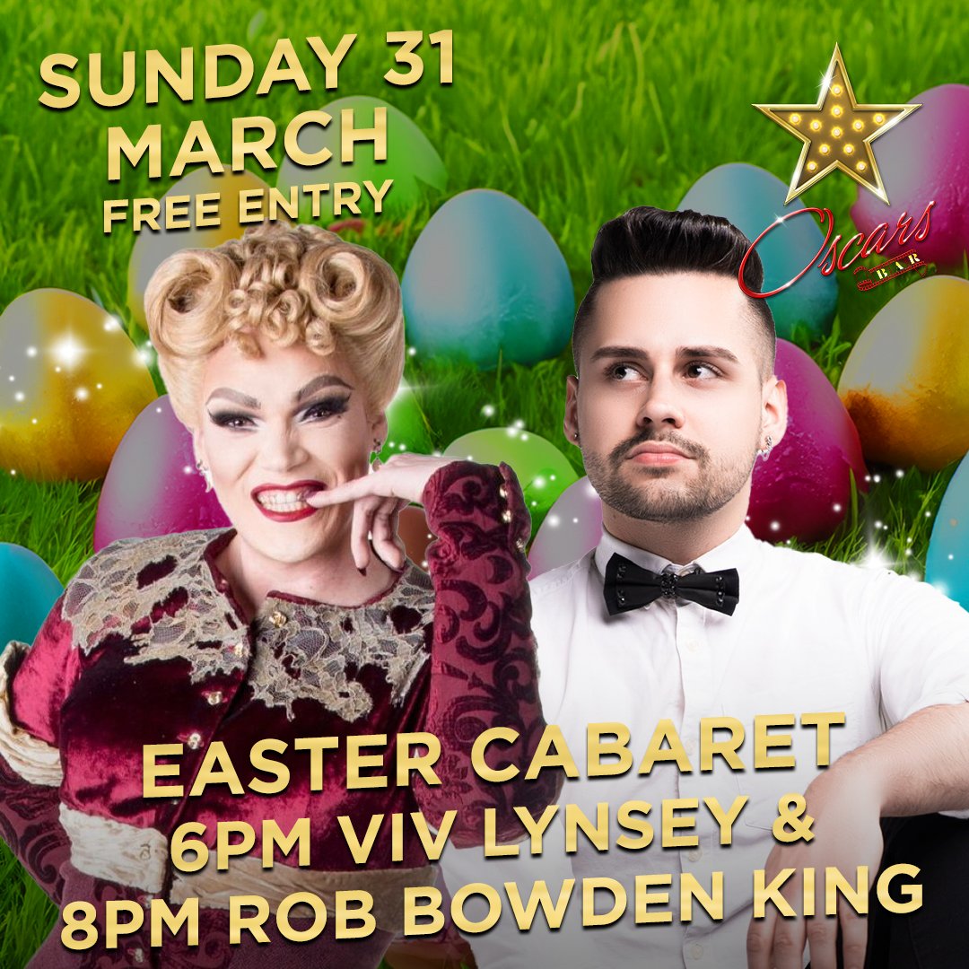 Join us from 6pm tonight for our two cabaret shows from @Viviennelynsey and @RobBowdenKing - you know you want to! 🎶 Free entry, and Happy Hour deals on cocktails and house doubles all night 🍸🍹
