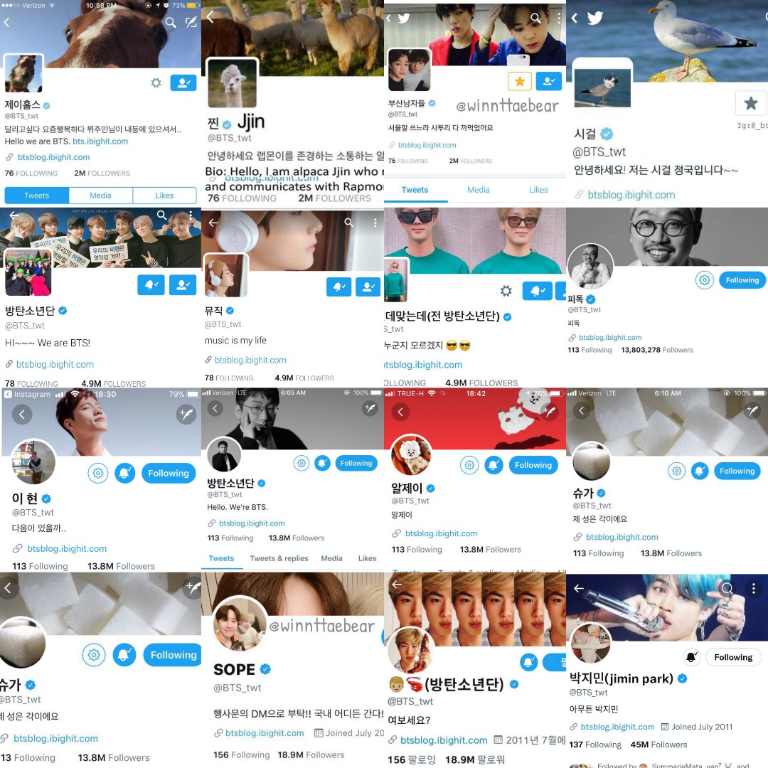 BTS April Fool's Day layouts over the years.