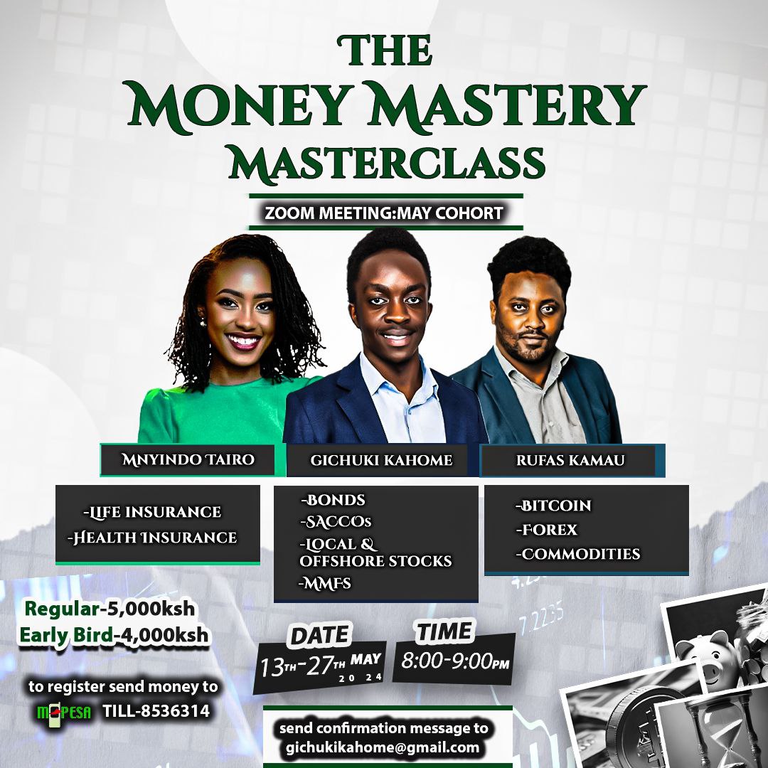 P.S

If you would like to learn how to go about major financial decisions, learn how to invest in financial markets, create passive income through investments,

You can register for this upcoming masterclass where we will cover the fundamentals of wealth creation and protection.
