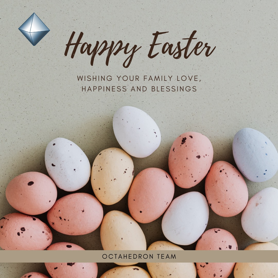 OctahedronME's tweet photo. Happy Easter Sunday.

 #EasterJoy #EasterBlessings #EasterCelebration #EasterSundayFunday #EasterVibes 🐰🌷🐣 https://t.co/ibQ7hSwhFh