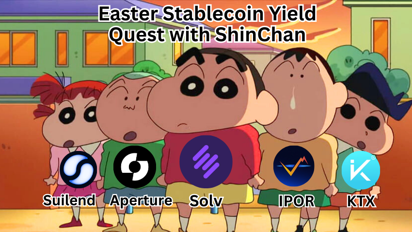 ShinChan's Easter Picks for Parking Idle Stablecoins with 5 Protocols 🧵🥚 Navigating a sideway + not ready to ape token trading yet? ShinChan hand-picked 5 DeFi protocols that offer solid yields to park your idle stables. Detailed analyses on each follow in this long form