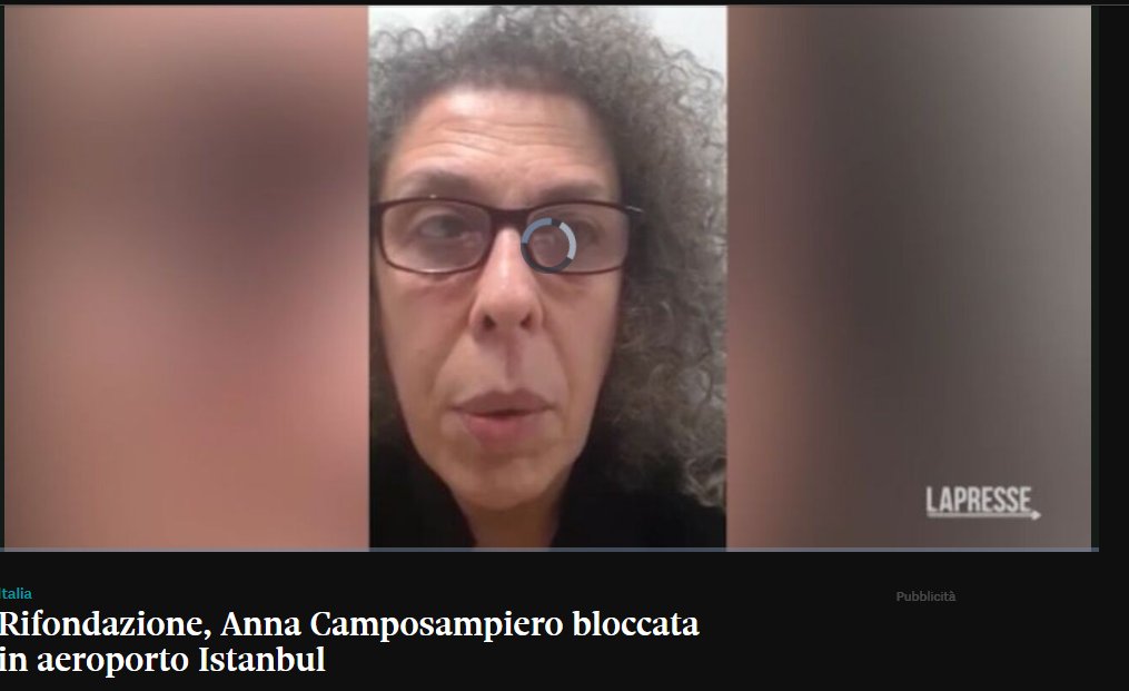 Il Sole 24 Ore, İtalya, 29 Mart 2024:

Anna Camposampiero İstanbul havalimanında mahsur kaldı

Komünist Yeniden Kuruluş Partisi lideri Anna Camposampiero, Türkiye'ye girişinden önce İstanbul'daki havaalanında Türk yetkililer tarafından engellendi. 

Konuyla ilgili açıklama…