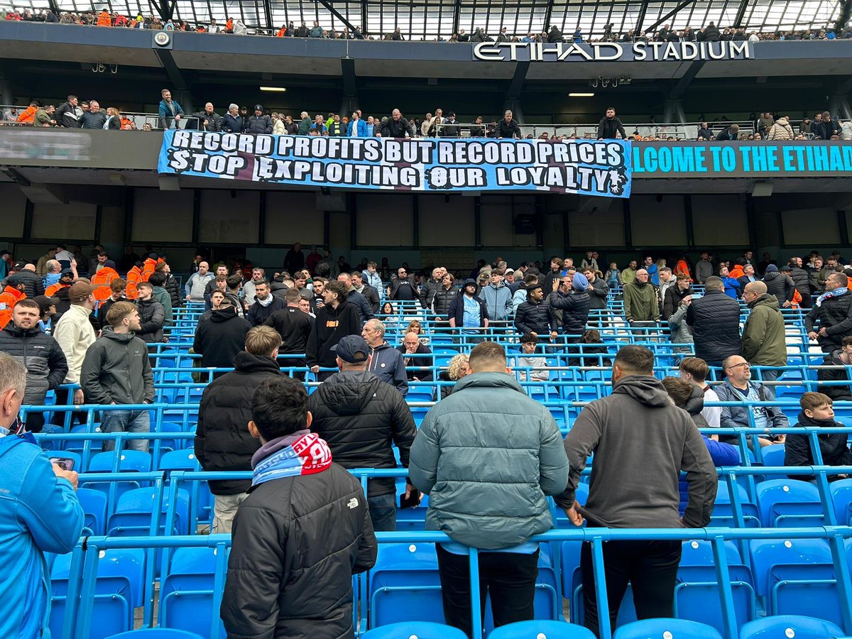 Making our point pre-match.