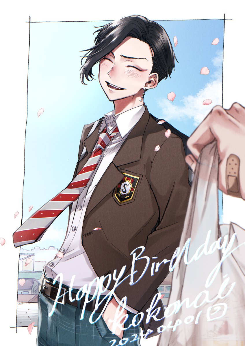 kkyw88's tweet photo. お誕生日おめでとう~のイヌココ未満漫画① https://t.co/ll1JgY7B0q