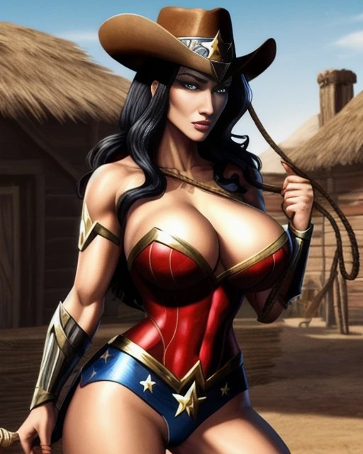 #SeductiveSunday! #WonderWoman gorgeous hot 🥵 pic.