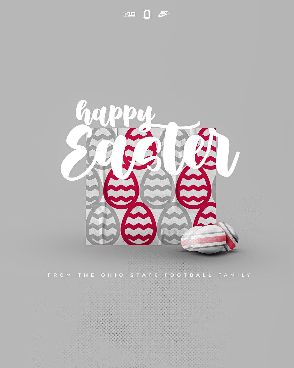 Happy Easter from The Ohio State Football Family 🐰