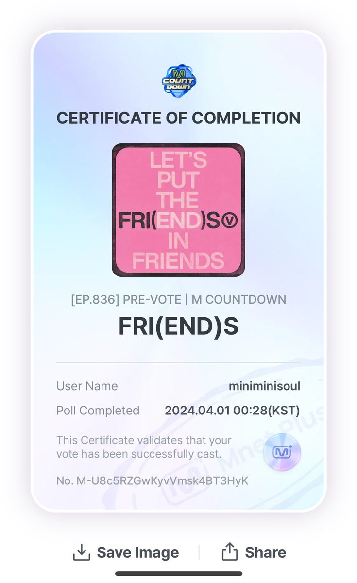 Sigamos votando por NEURON y FRI(END)S que están nominadas en la pre votación de MCountdown. @BTS_twt (mnetplus.world/community/vote…) Se vota en la app, pueden dejar las capturas aquí.💜