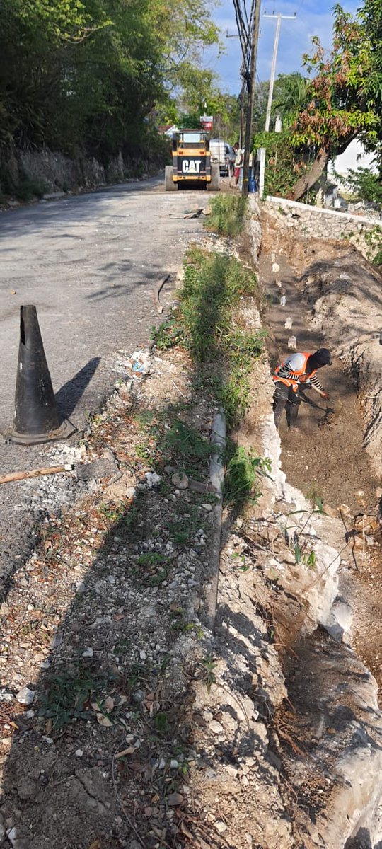 Progress Update Hopewell to Cacoon Castle Rehabilitation 

We have a much deeper hole as workers continue with the building of retaining walls before we attend to the road surface. 

#BuildingResilience 
#mpdavebrown 
#hanovereastern 
#alwaysaround 
#mpspoon 
#BuildBackStronger