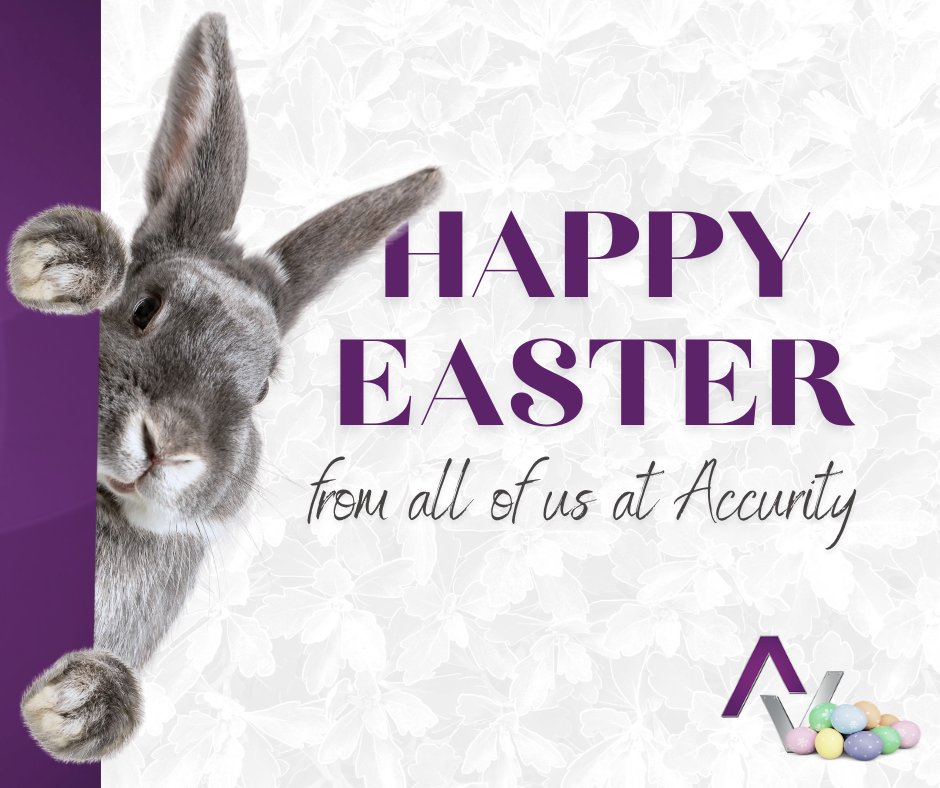 Happy Easter from Accurity! 🐰 We're wishing you and your loved ones a joyous day!

#easter2024