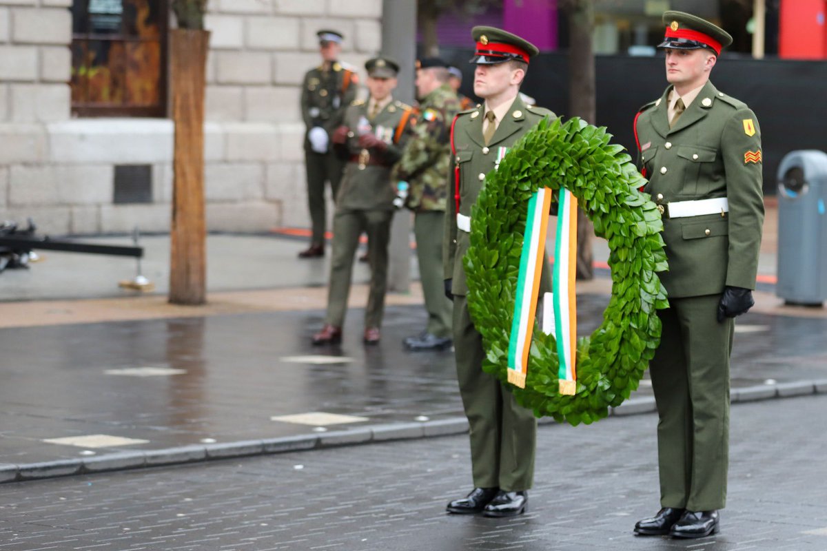 Honoured to attend today’s State commemoration of the 1916 Easter Rising.