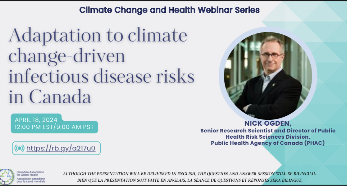 📢 Join us for this upcoming event with Nick Ogden from @PHAC_GC on April 18th at noon! Register here: eventcreate.com/e/adaptation-t… #ClimateAdaptation