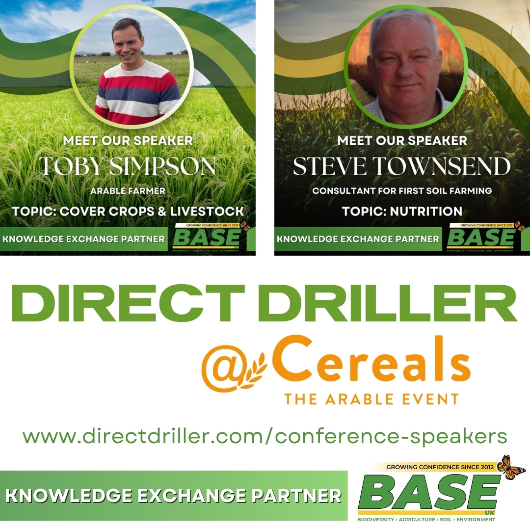 <a href="/mydirectdriller/">Direct Driller</a> have officially announced their speakers for Direct Driller at <a href="/CerealsEvent/">Cereals Event</a> !

Check out who's joining them &amp; which topics they're covering▶️directdriller.com/conference-spe…

<a href="/baseuk/">BASE-UK</a> Knowledge Exchange Partner 2024

#directdriller #guestspeakers #conference #Announcement