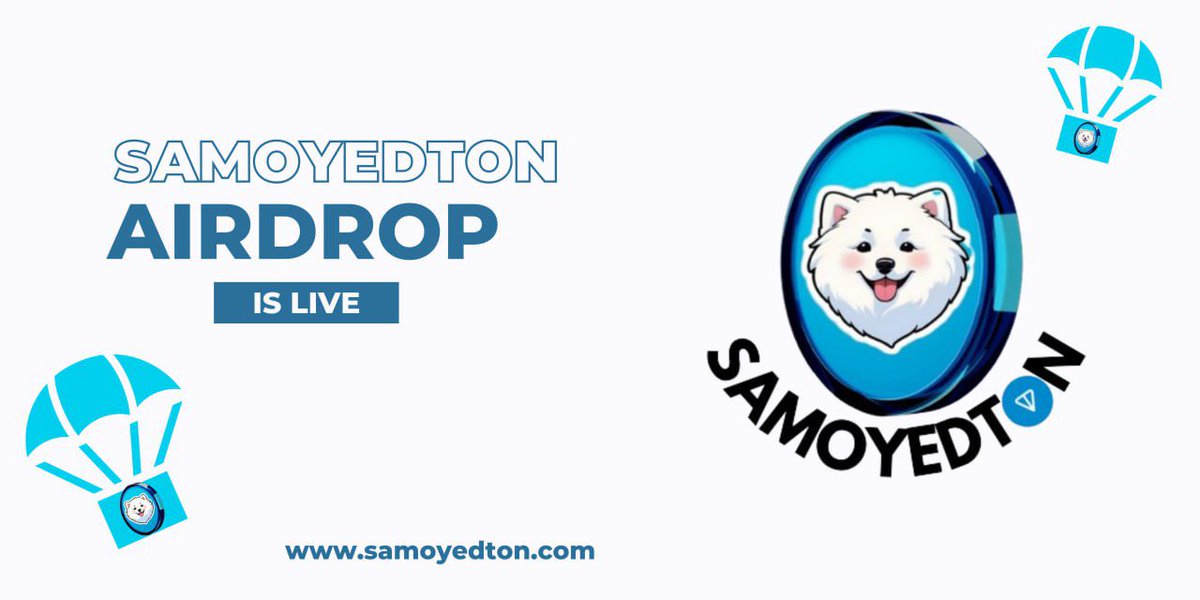 Airdrop for our community is live..!! 
Fcfs for first 1000 people

forms.gle/23wB9fLrofNWRW…

#TON #samoyedTon #Notoncoin #Tonwallet #SAMO #Tonfi #DeDust #airdrops