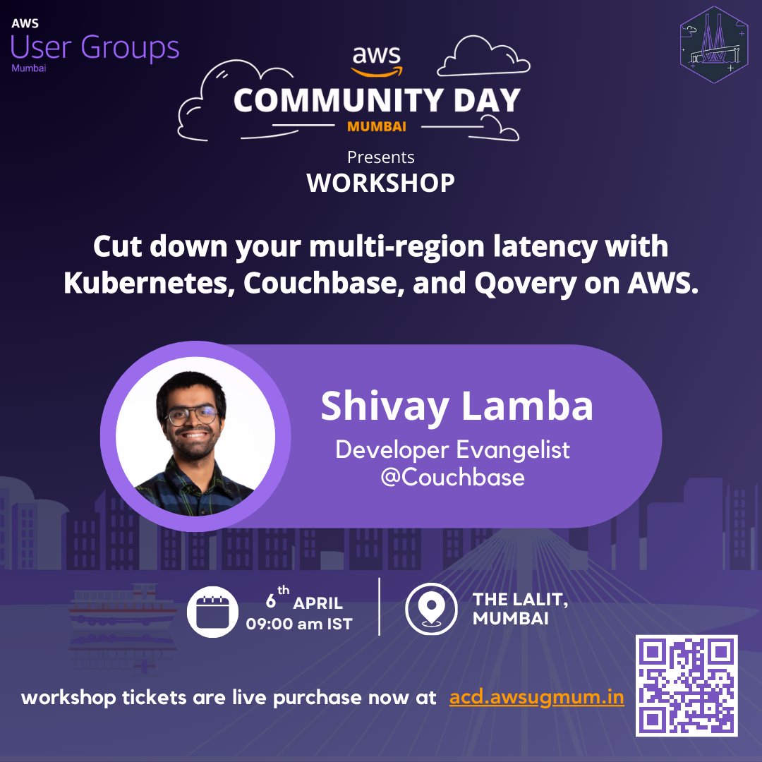 🔬 Calling all data enthusiasts: Prepare to roll up your sleeves and dive deep into the world of machine learning as @HowDevelop, Developer Evangelist at #Couchbase, hosts an interactive workshop at AWS Community Day Mumbai 2024! @awsugmum 🎟️: bit.ly/4ap3B24