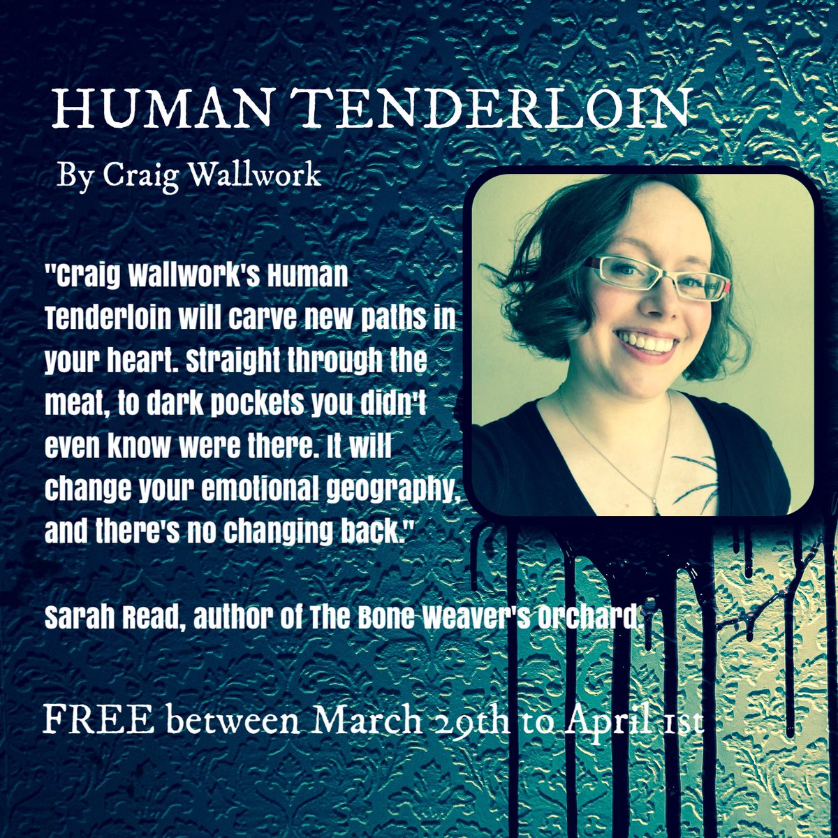 The very cool @Inkwellmonster gave these amazing words to Human Tenderloin. Why not download a free copy before the offer ends. Available today and tomorrow only from Amazon.
