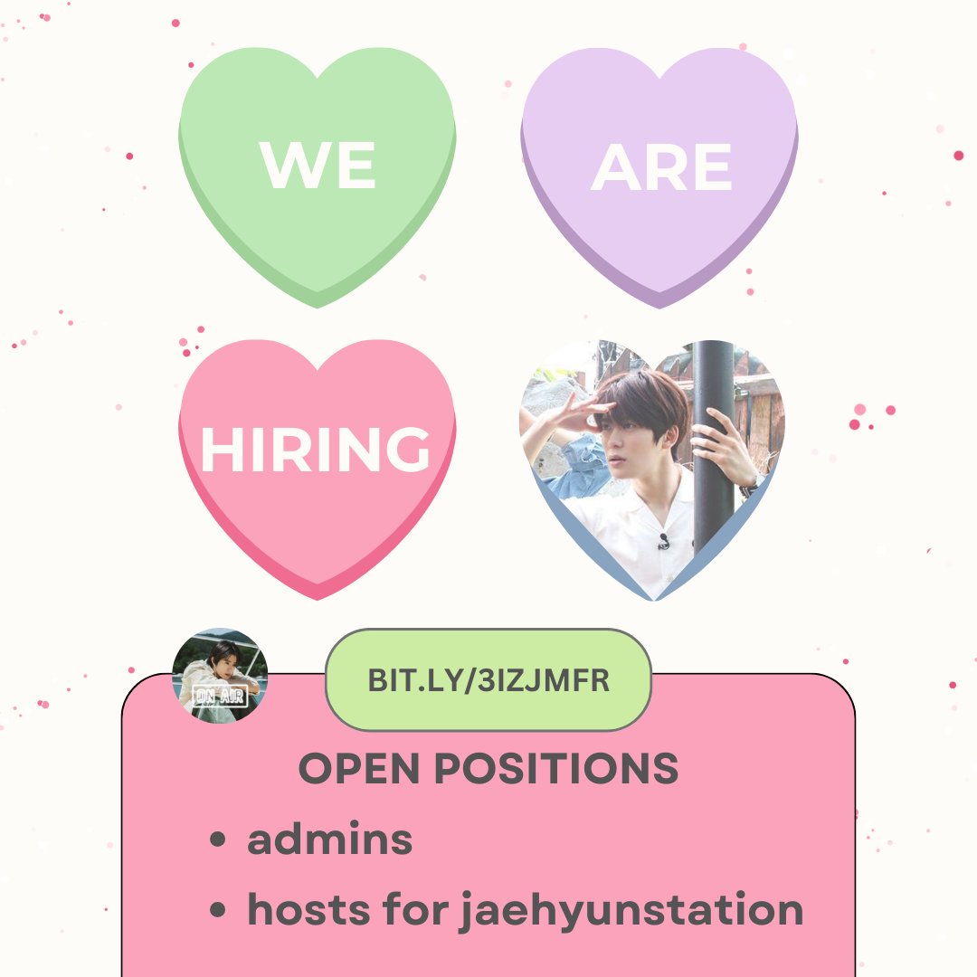 📢JAEHYUN RADIO ADMIN HIRING📢 Vals! We are looking for jaehyunstation admins on Stationhead in anticipation of Jaehyun’s solo debut! Please check the gform for more info. JOIN US! docs.google.com/forms/d/1tpsHT…