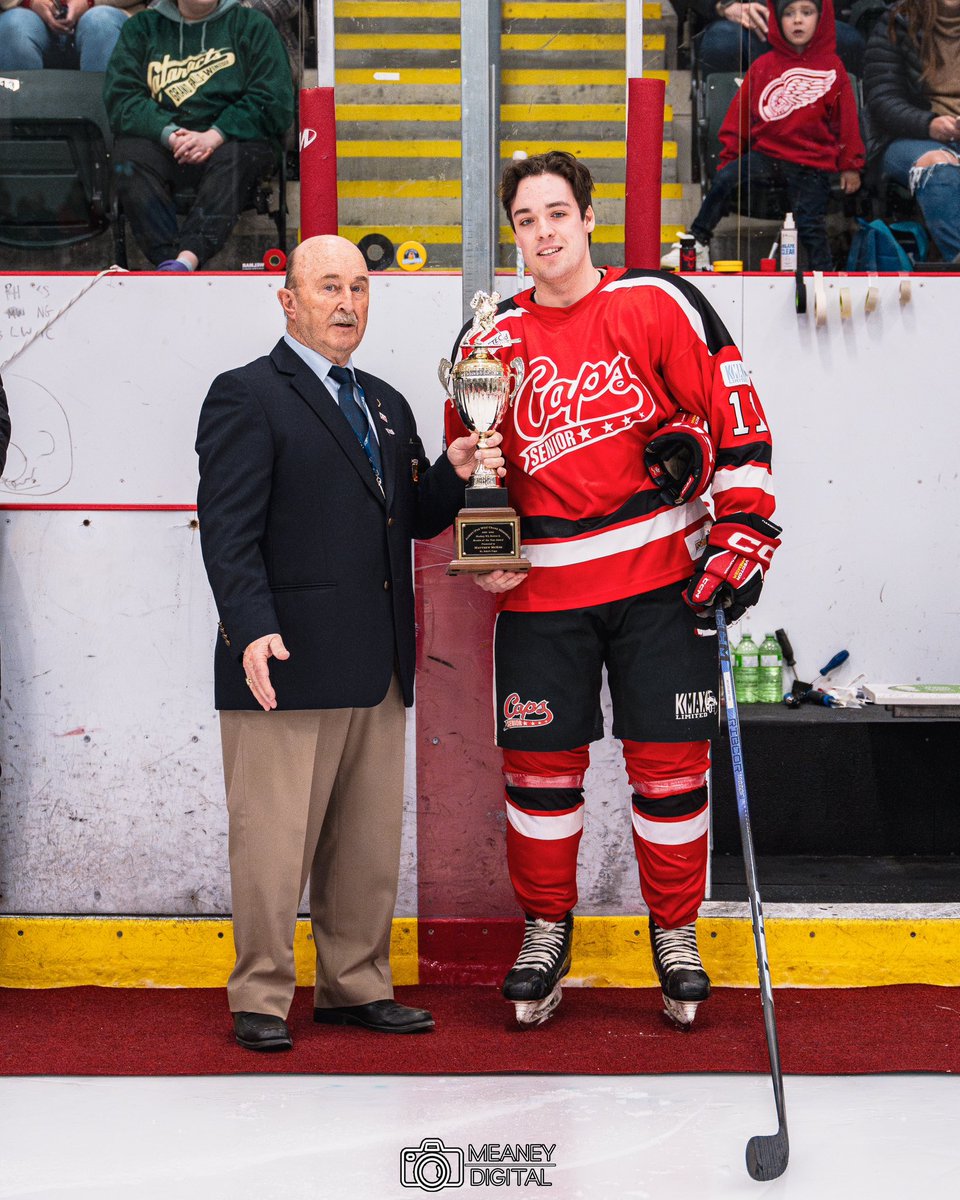 SJSeniorCaps's tweet photo. Rookie of the Year, and Caps leading scorer this season, Matt McKim! https://t.co/2C02SX6wh8