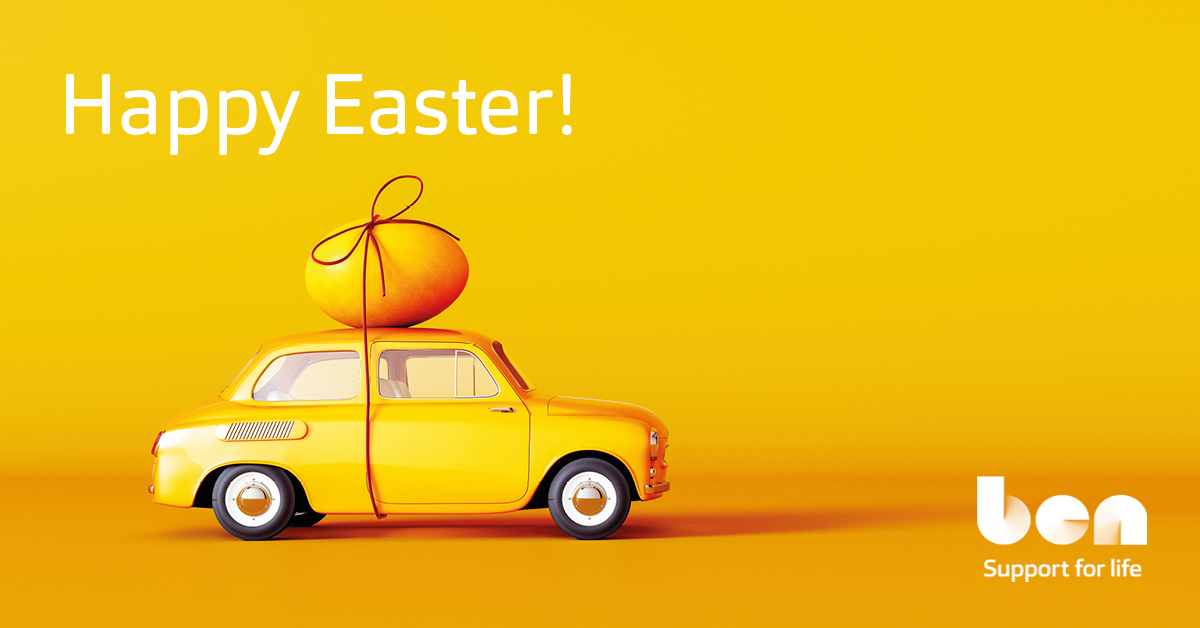 From everyone at Ben, we'd like to wish you all a happy #Easter! 🐣🐰🍫 Remember, if you need support during this time - you can use our free and confidential 24/7 text support service. Just text BEN to 85258. Find out more 👉 bit.ly/3m0CgMR #Automotive #Support