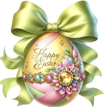 Happy Easter to all who celebrate. Happy Sunday to all. Enjoy the blessings of the day 🥰