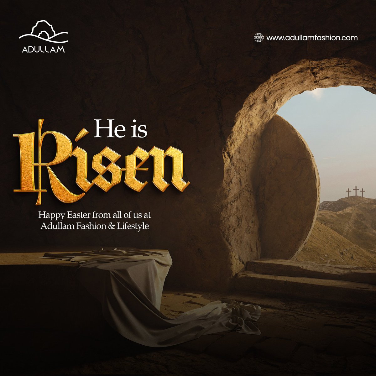 AdullamFashion's tweet photo. CHRIST IS RISEN!🪦

In the same manner, in which Jesus rose from the dead, your appearance should also rise from 0 to 100.

ADULLAM fashion is here with outstanding merchs that would resurrect your fashion game as a believer. https://t.co/L6d4CFml1v