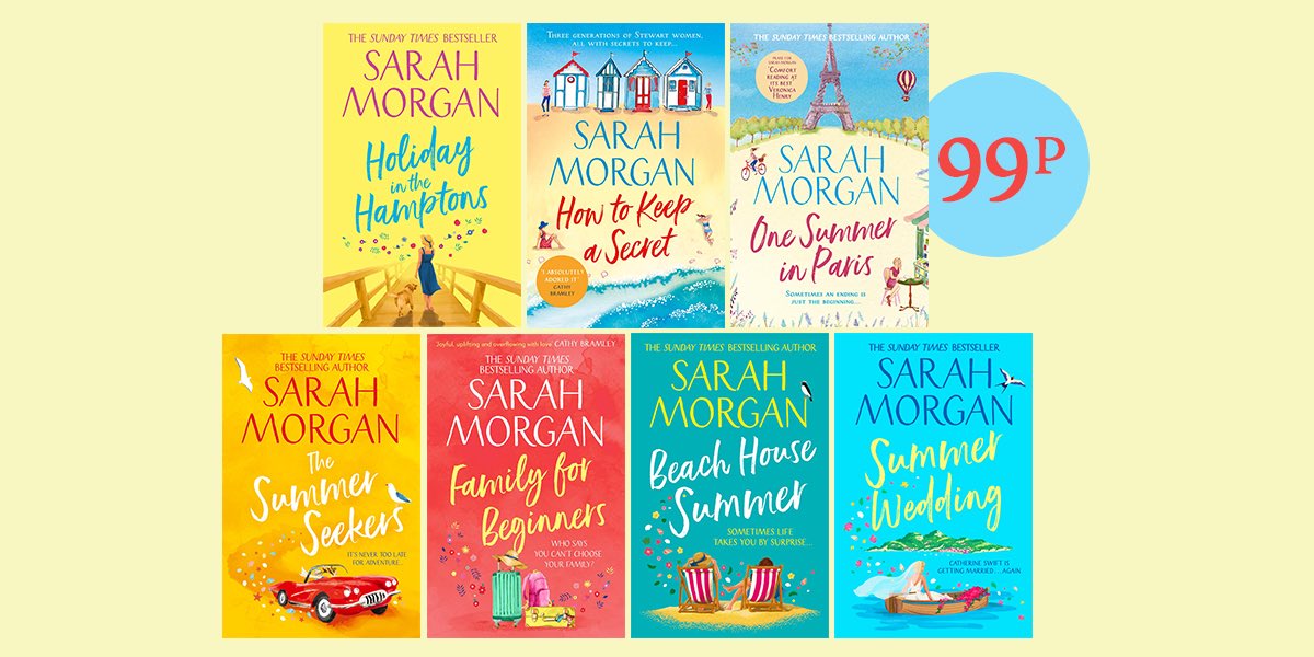 7 of my summer titles are just 99p today! ☀️☀️☀️ amzn.to/49f60LR
